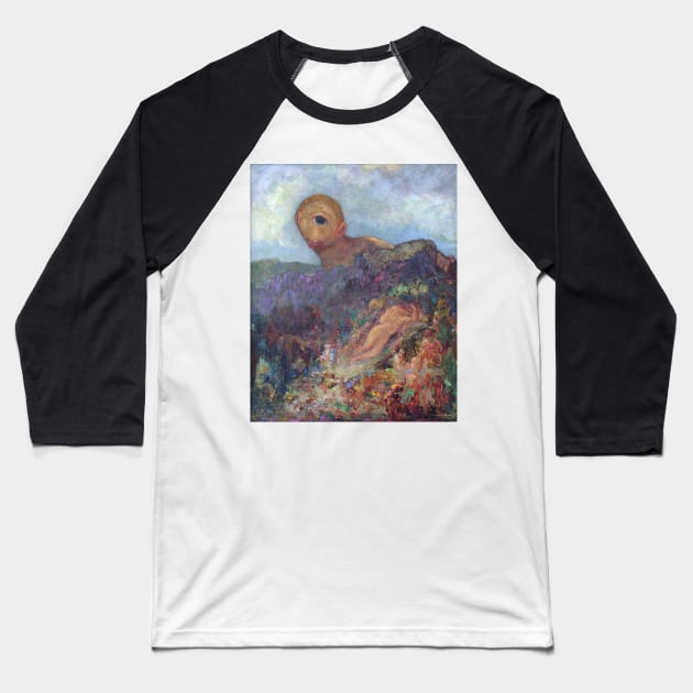 Odilon Redon art Baseball T-Shirt by KOTFILMS